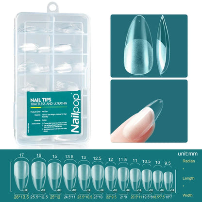 Uñas Postizas Nailpop 120pcs/box Gel X