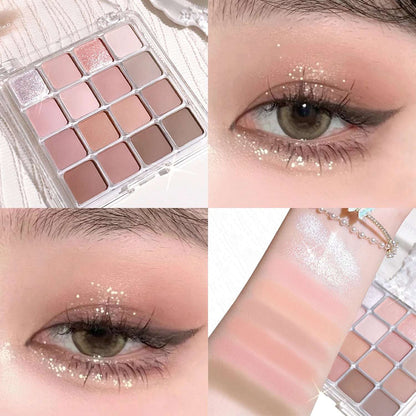 Paleta de Sombras de XIAOYUMI 16 Colores.