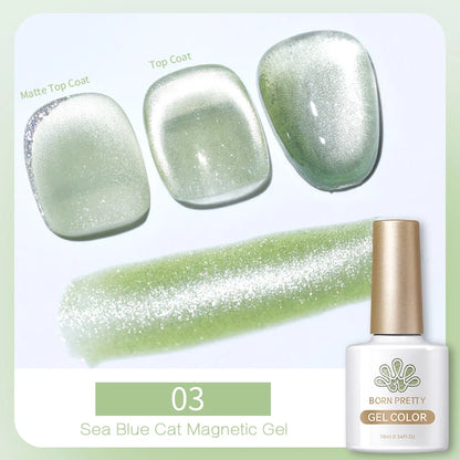 BORN PRETTY 6 Colors UV Magnetic Nail Polish