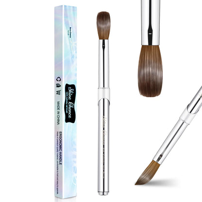 Manicure and pedicure brushes.