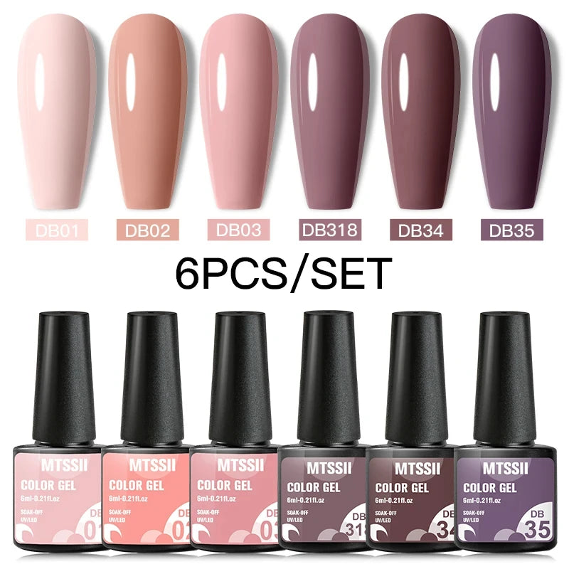 +50 Colecciones de 6 Esmaltes Semipermanentes MTSSII