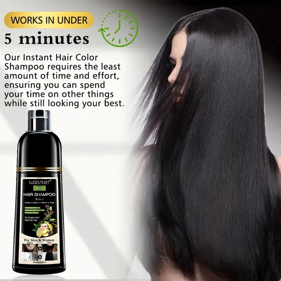 Champú para el cabello 3 en 1  para hombre y mujer