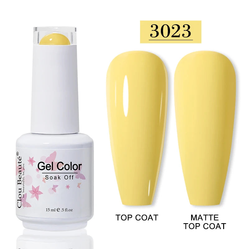 CLOU BEAUTE 30 colores de esmalte en gel de secado UV