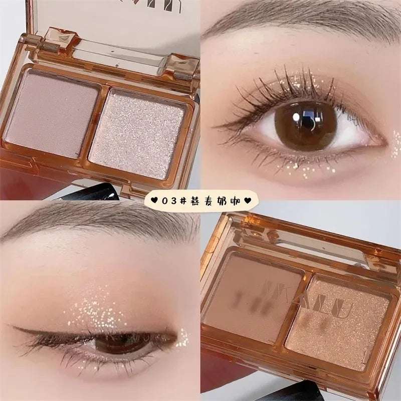 Paleta de Sombras JADED de 2 Colores.