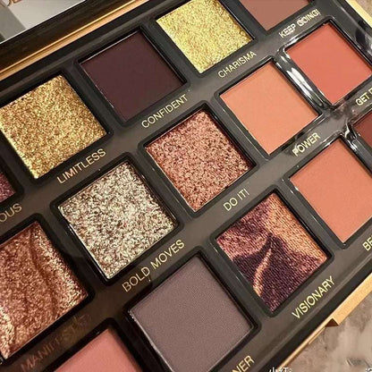 Paleta de Sombras de 18 Colores.