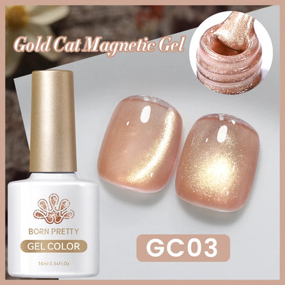 BORN PRETTY 6 Colors UV Magnetic Nail Polish
