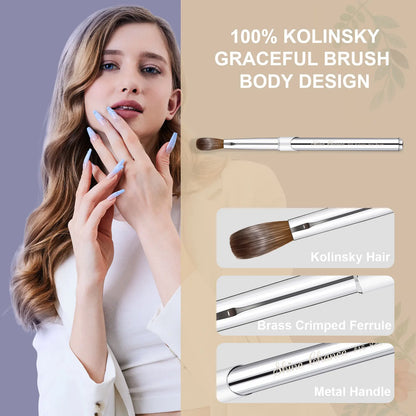Manicure and pedicure brushes.