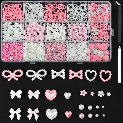 +15 Sets de decoraciones para uñas Kawaii