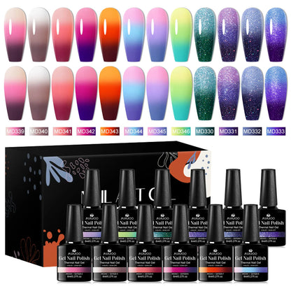 Set de esmaltes en gel MSRUIOO.