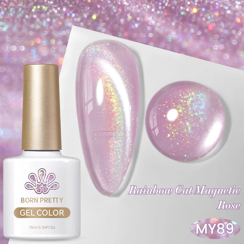 BORN PRETTY 6 Colors UV Magnetic Nail Polish