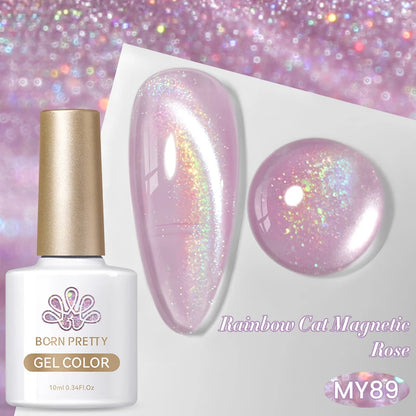 BORN PRETTY 6 Colors UV Magnetic Nail Polish