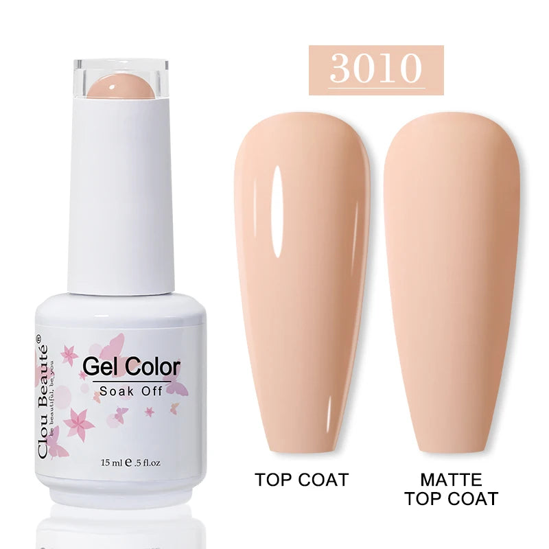 CLOU BEAUTE 30 colores de esmalte en gel de secado UV