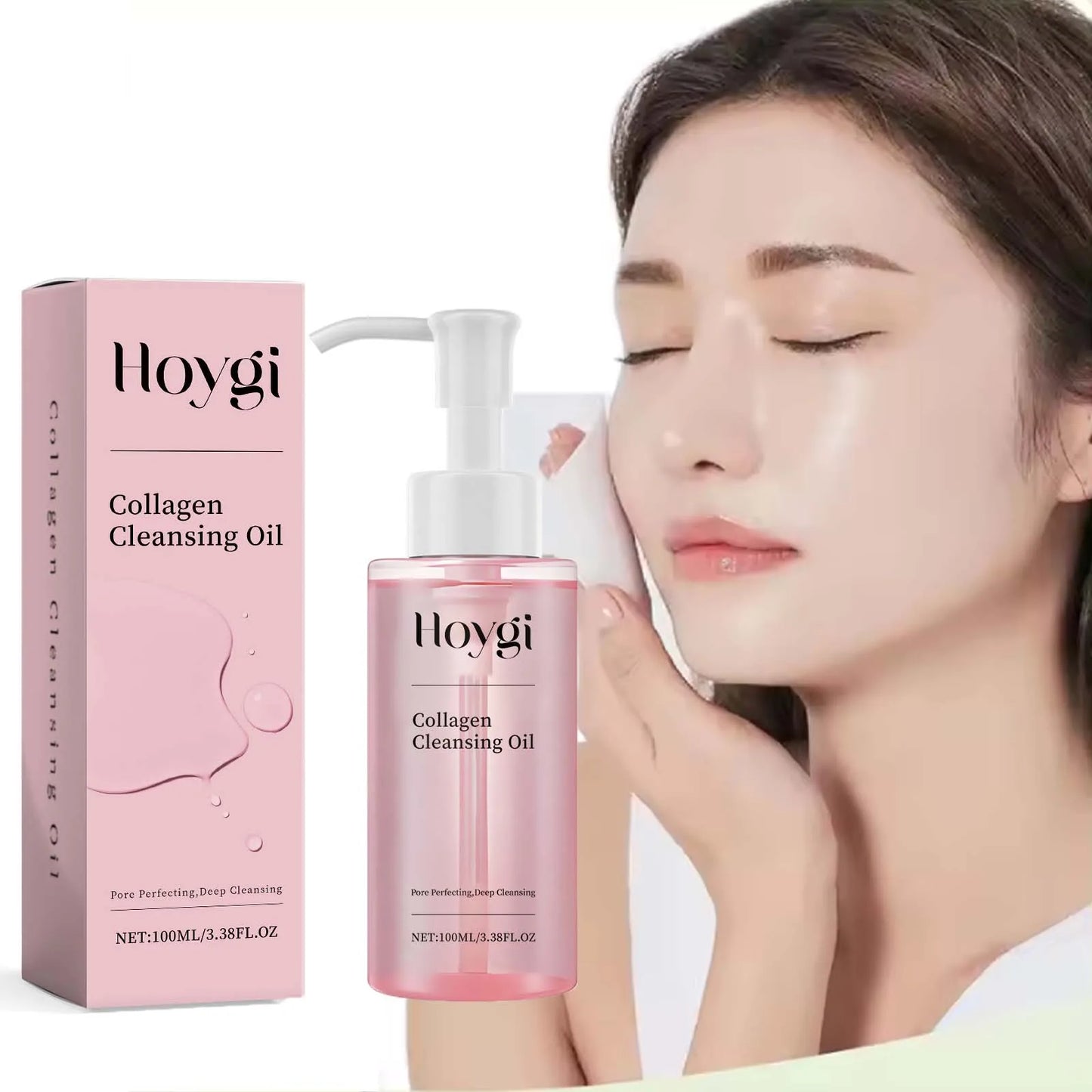 Aceite con colágeno para limpieza facial HOYGI
