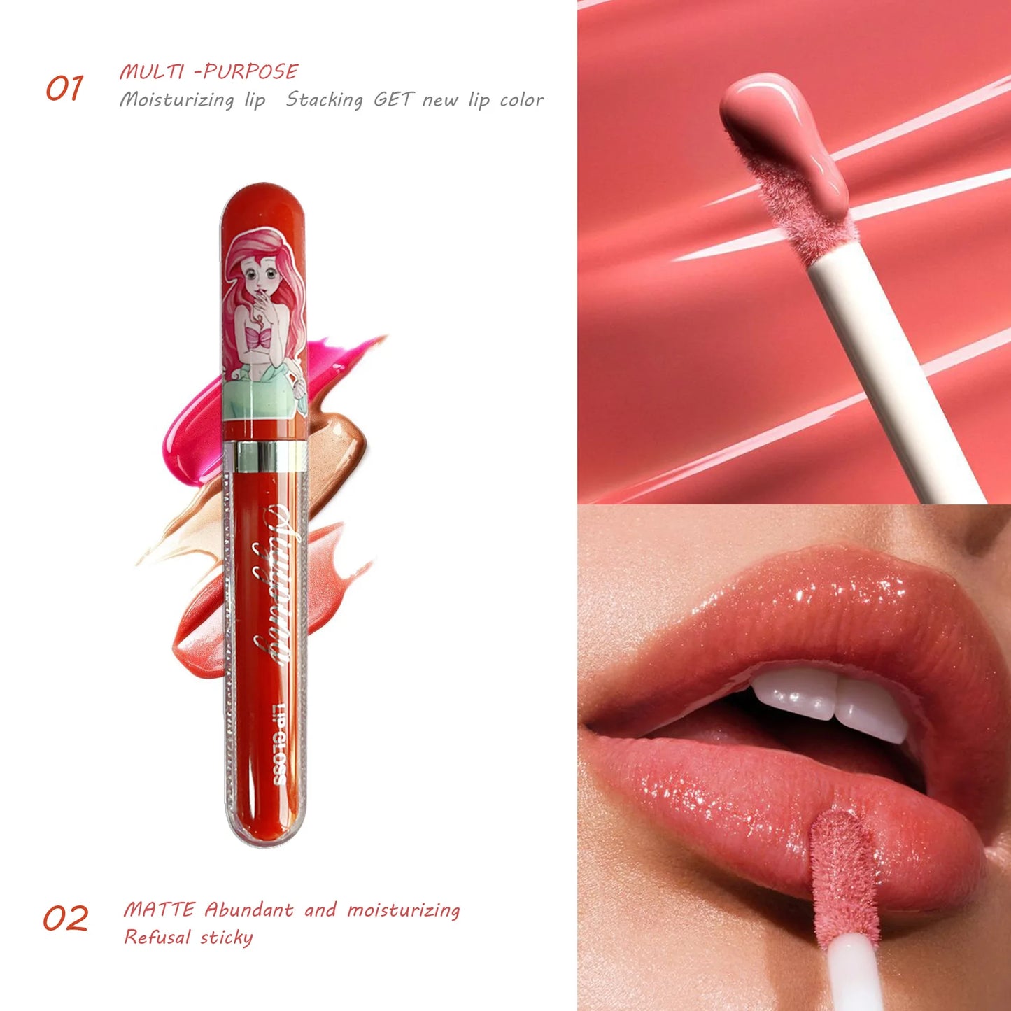 Colección de brillos labiales Mermaid