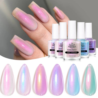 BORN PRETTY 3 Sets Air Dry Nail Polish