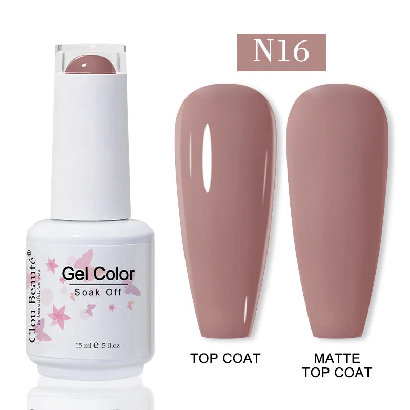 CLOU BEAUTE 30 colores de esmalte en gel de secado UV