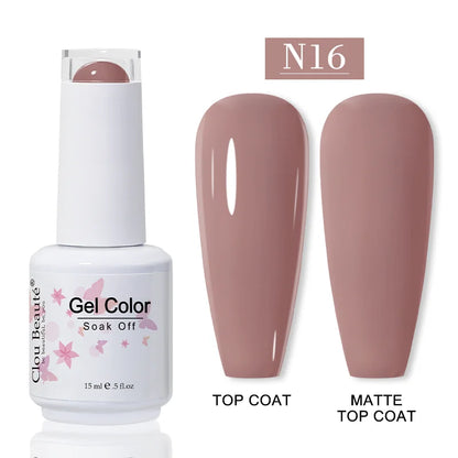 CLOU BEAUTE 30 colores de esmalte en gel de secado UV