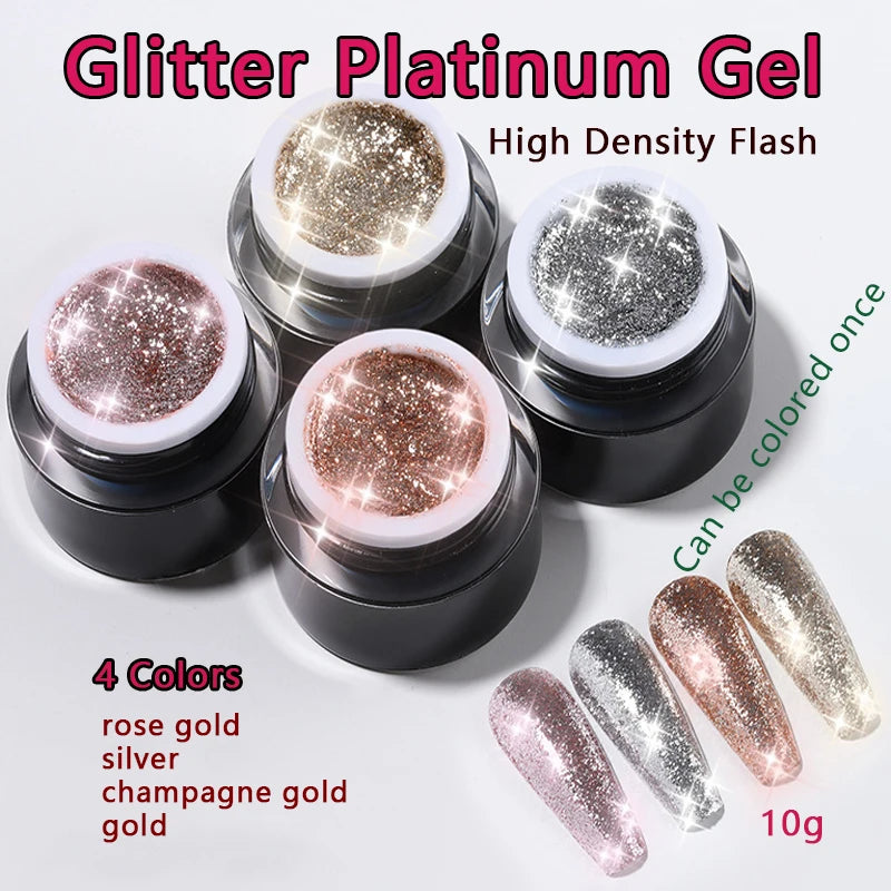 Set of 4 Vendeeni gel glitter