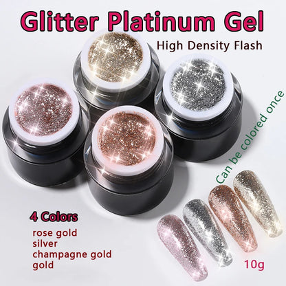 Set of 4 Vendeeni gel glitter