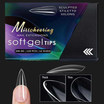 Set of 120/140 Misscheering False Nails.