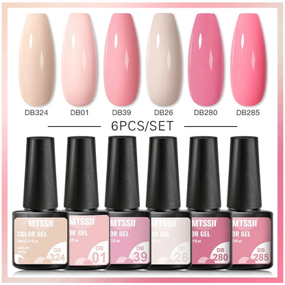 +50 Colecciones de 6 Esmaltes Semipermanentes MTSSII