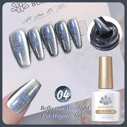BORN PRETTY 6 Colors UV Magnetic Nail Polish