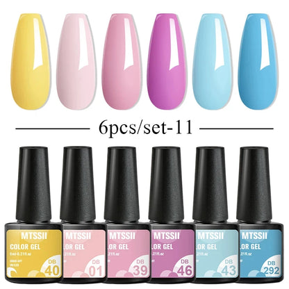 +50 Colecciones de 6 Esmaltes Semipermanentes MTSSII