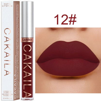 Liquid lipstick.