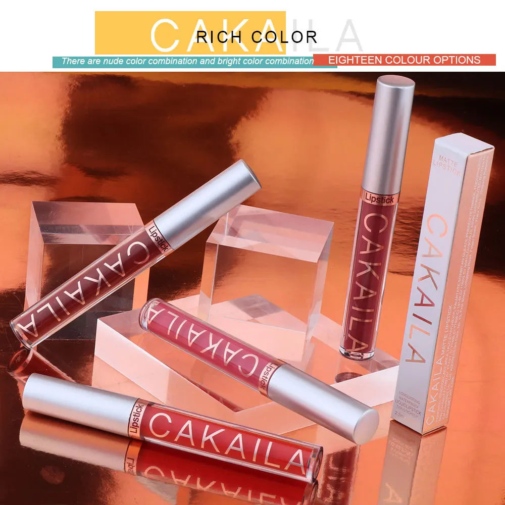 Liquid lipstick.