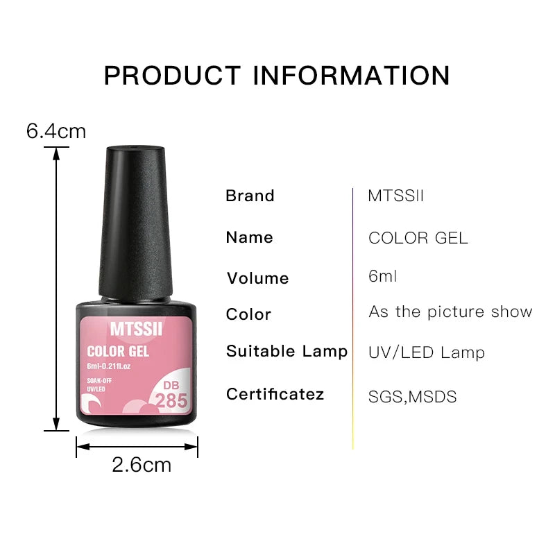 +50 Colecciones de 6 Esmaltes Semipermanentes MTSSII