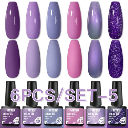 +50 Colecciones de 6 Esmaltes Semipermanentes MTSSII