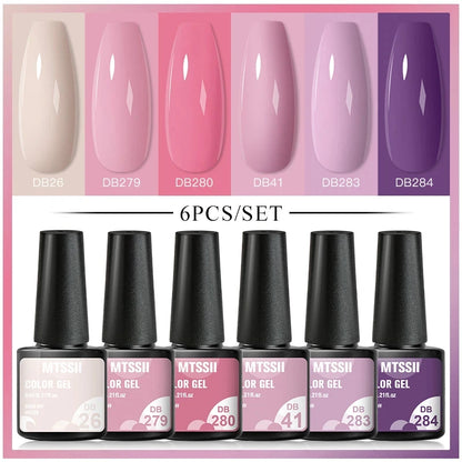 +50 Colecciones de 6 Esmaltes Semipermanentes MTSSII