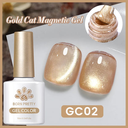 BORN PRETTY 6 Colors UV Magnetic Nail Polish