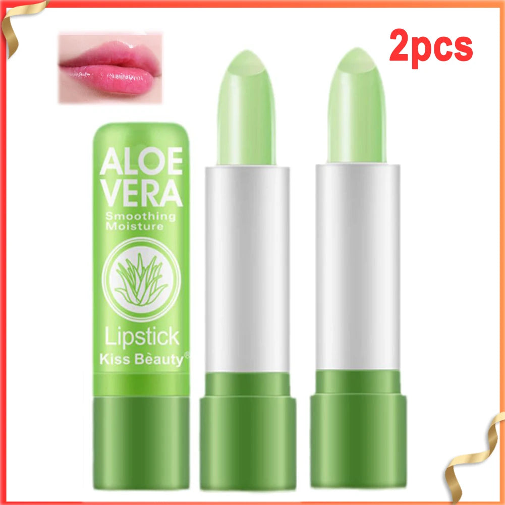 Kiss Beauty Color Changing Lipstick with Aloe Vera