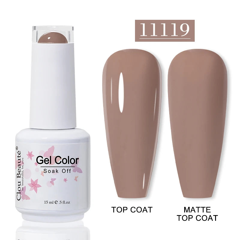 CLOU BEAUTE 30 colores de esmalte en gel de secado UV