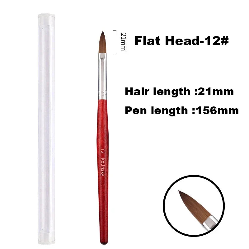 Manicure brushes.