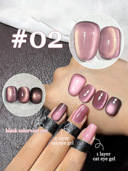 MIANEL magnetic cat eye nail polishes