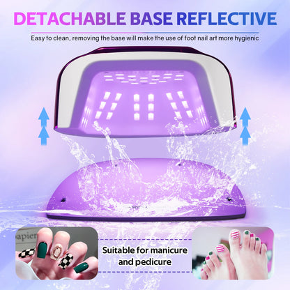 SUNS20 Lámpara  de 200w uv/led para curar esmalte de uñas,