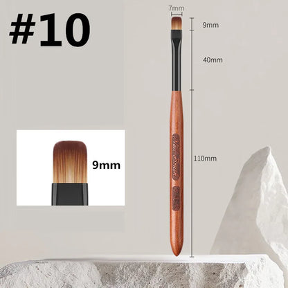 Manicure brushes.