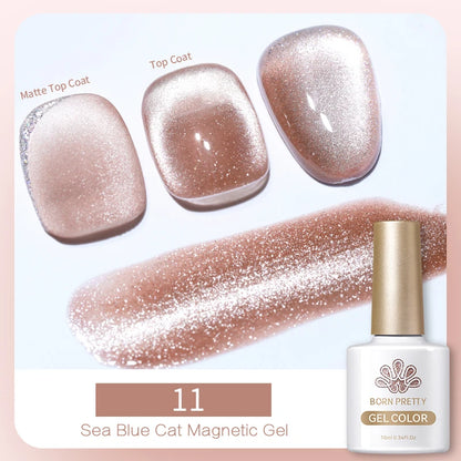 BORN PRETTY 6 Colors UV Magnetic Nail Polish