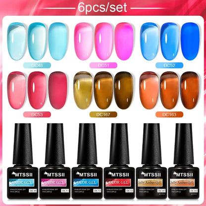 +50 Colecciones de 6 Esmaltes Semipermanentes MTSSII