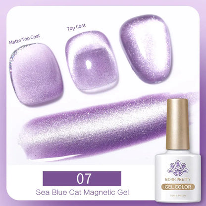 BORN PRETTY 6 Colors UV Magnetic Nail Polish