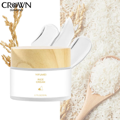 Set de tratamiento facial crema de arroz Crown Diamond