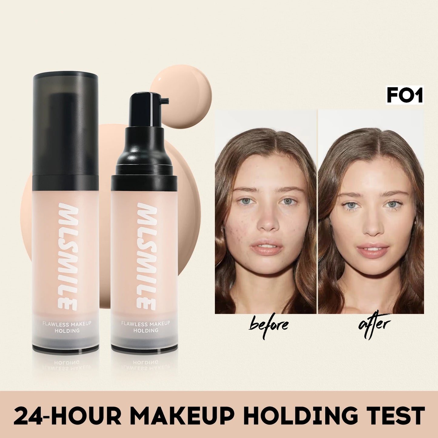 Mlsmile 2-in-1 Liquid Foundation