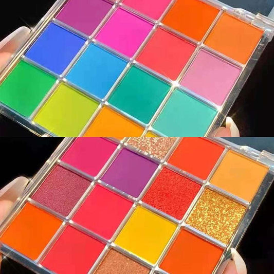 Paleta de sombras de ojos.