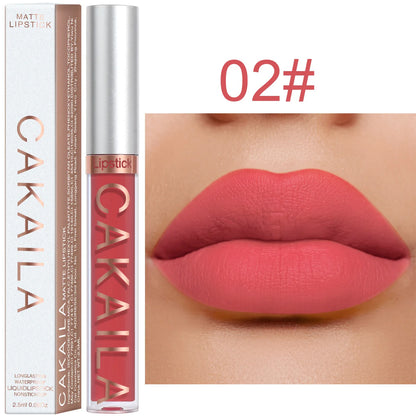 Liquid lipstick.