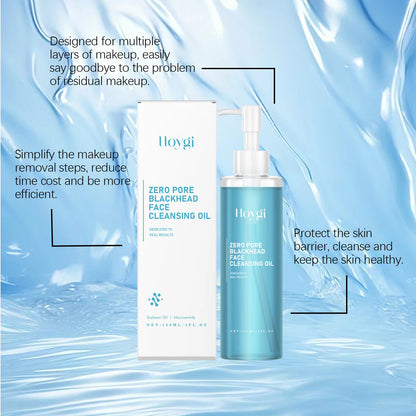 Aceite limpiador de maquillaje y facial Hoygi