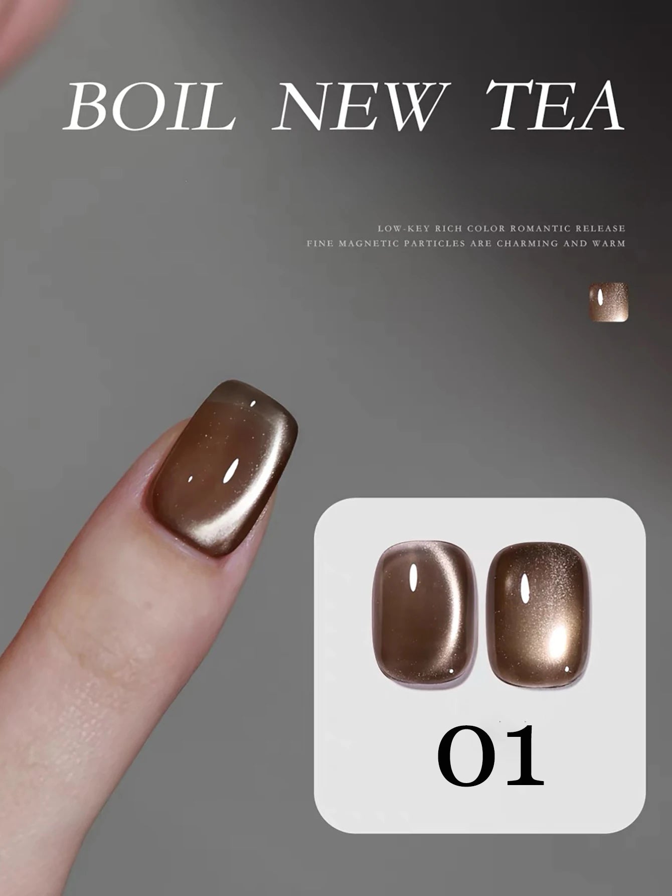 MIANEL magnetic cat eye nail polishes