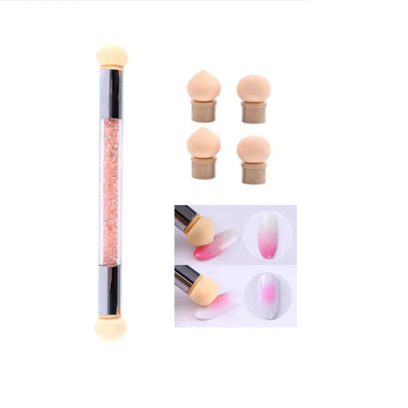 Manicure brushes.