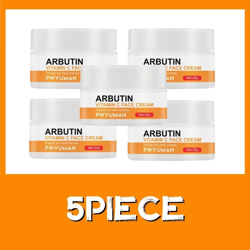 Facial cream with vitamin C and ARBUTIN